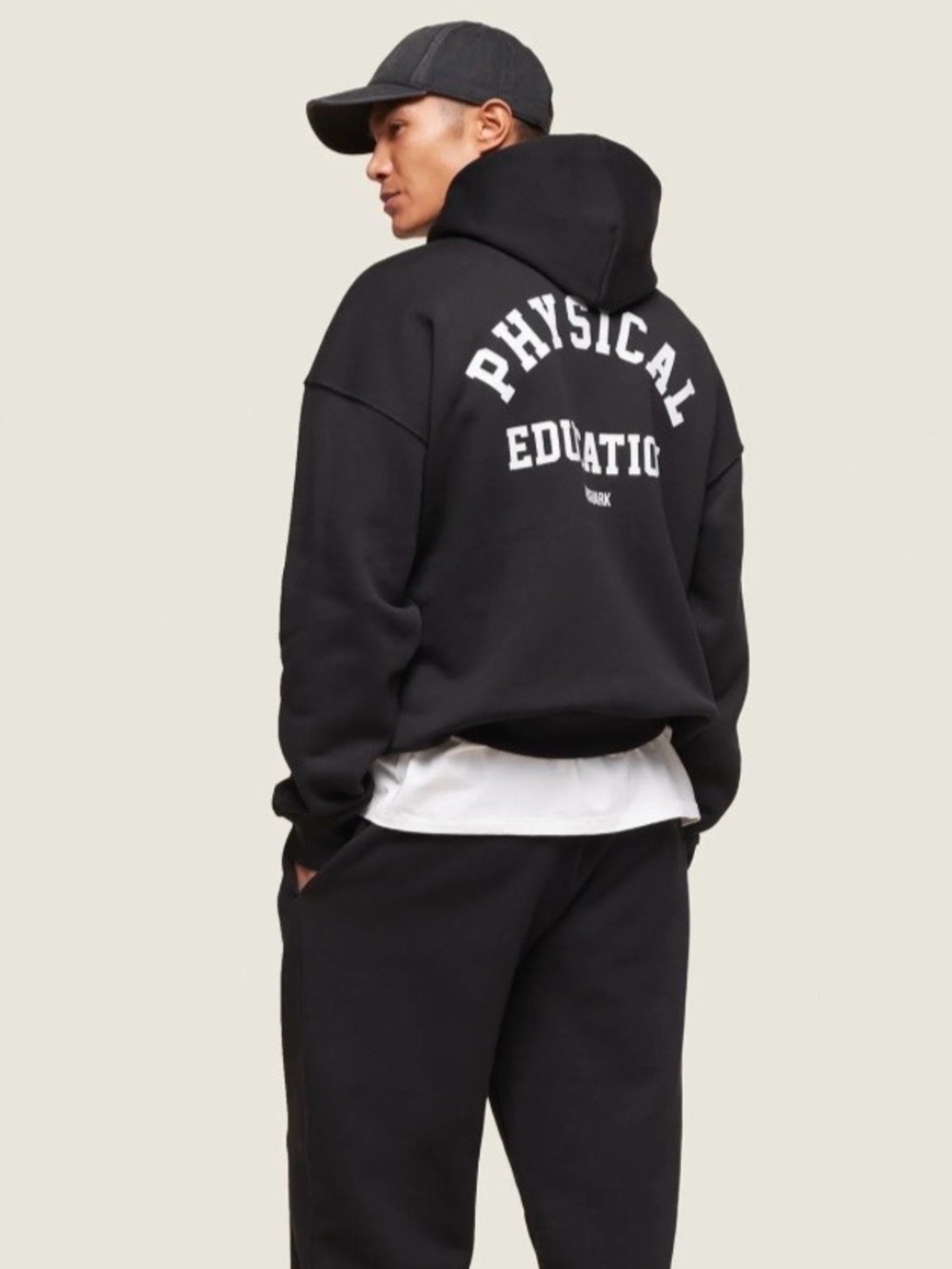 Gymshark Physical Education Oversized Hoodie Black Men’s Size Large
